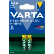 Kép 1/3 - VARTA RECHARGE ACCU PHONE akkumulátor AAA mikro 800 mAh X2