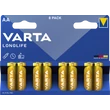 Kép 1/6 - VARTA LONGLIFE LR6 AA ceruza elem X8
