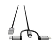 Kép 4/6 - VARTA 3in1 töltő és szinkronizációs kábel USB A–Light/Micro/C