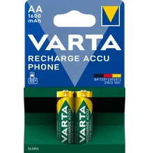 VARTA RECHARGE ACCU PHONE akkumulátor AA ceruza 1600 mAh X2 VARTA RECHARGE ACCU PHONE akkumulátor AA ceruza 1600 mAh X2