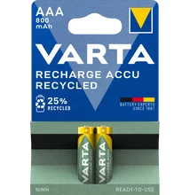 VARTA RECHARGE ACCU RECYCLED akkumulátor AAA mikro 800 mAh X2 VARTA RECHARGE ACCU RECYCLED akkumulátor AAA mikro 800 mAh X2