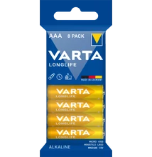 VARTA LONGLIFE LR3 AAA mikro elem X8 - Flowpack