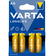 VARTA LONGLIFE LR6 AA ceruza elem X4
