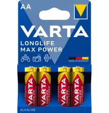 VARTA LONGLIFE MAX POWER LR6 AA ceruza elem X4