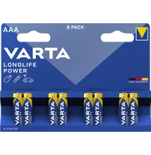 VARTA LONGLIFE POWER LR3 AAA mikro elem X8
