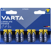 VARTA LONGLIFE POWER LR6 AA ceruza elem X8