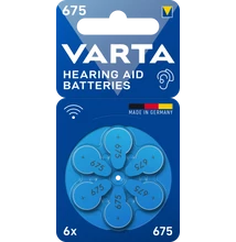 VARTA Hallókészülék-elemek 675 X6