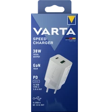 VARTA Speed hálózati töltő (1xUSB, 1x USB-C kimenet)