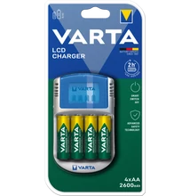 VARTA LCD TÖLTŐ + 4 DB AA 2600MAH AKKUMULÁTOR - 57070