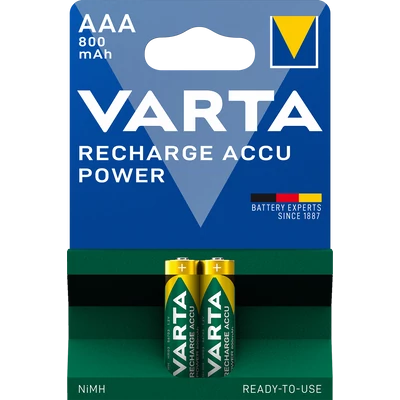 VARTA RECHARGE ACCU POWER AAA 800 mAh X2