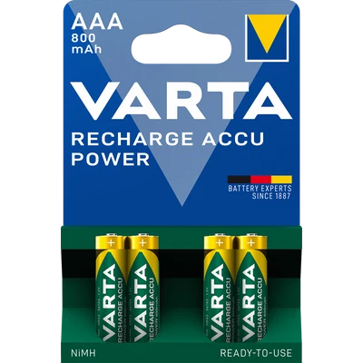 VARTA RECHARGE ACCU POWER AAA 800 mAh X4