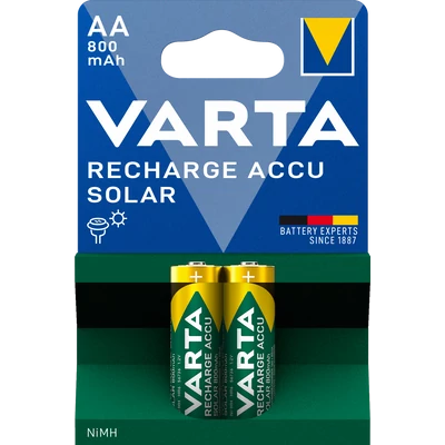 VARTA RECHARGE ACCU SOLAR AA 800 mAh X2