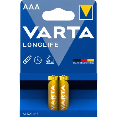 VARTA LONGLIFE LR3 AAA mikro elem X2