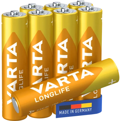 VARTA LONGLIFE LR3 AAA mikro elem X8