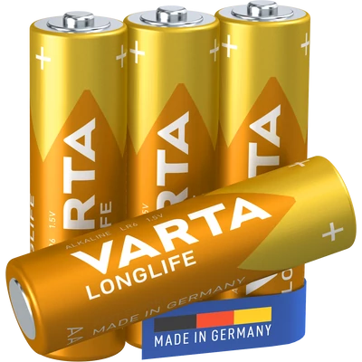 VARTA LONGLIFE LR6 AA ceruza elem X4