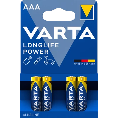 VARTA LONGLIFE POWER LR3 AAA mikro elem X4