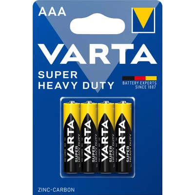 VARTA SUPER HEAVY DUTY R6 AA ceruza elem X4