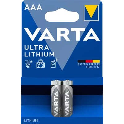 VARTA ULTRA LITHIUM LR3 AAA mikro elem X2