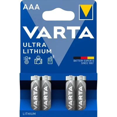VARTA ULTRA LITHIUM LR3 AAA mikro elem X4