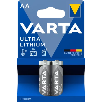 VARTA ULTRA LITHIUM LR6 AA ceruza elem X2