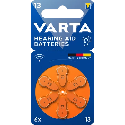 VARTA Hallókészülék-elemek 13 X6