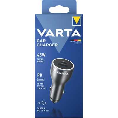 VARTA USB Car Charger autós töltő 45W