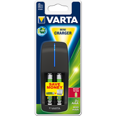Varta Easy Energy Mini töltő + AAA 800 mAh x 2 (R2U)
